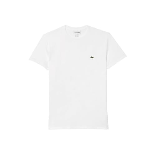 Lacoste Men's Short Sleeve Pima Cotton T-Shirt - White, X-Large - Image 5
