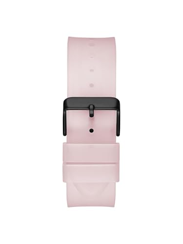 GUESS Men's 43mm Watch - Pink Strap, Black Dial - Image 3