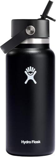 Hydro Flask Wide Flex Straw Cap 32 Oz - Black