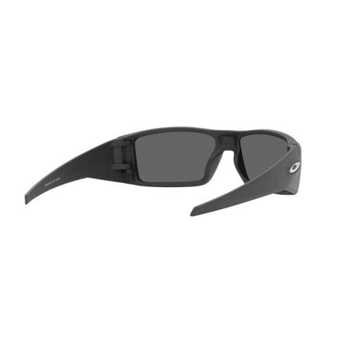 Oakley Men's OO9231 Heliostat Rectangular Sunglasses, Steel/Prizm Black - Image 8