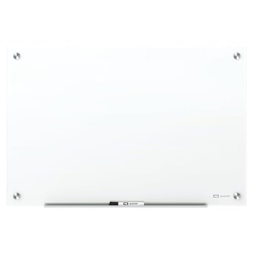 Quartet 48" x 36" Magnetic Glass Dry Erase White Board