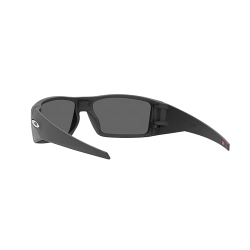 Oakley Men's OO9231 Heliostat Rectangular Sunglasses, Steel/Prizm Black - Image 6