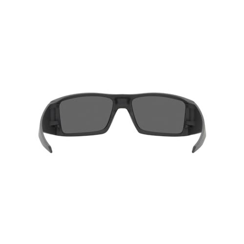Oakley Men's OO9231 Heliostat Rectangular Sunglasses, Steel/Prizm Black - Image 7