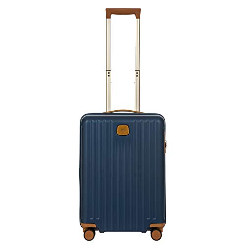 Bric's Capri 2.0 21-Inch Spinner - Elegant Polycarbonate Carry-On in Matte Blue