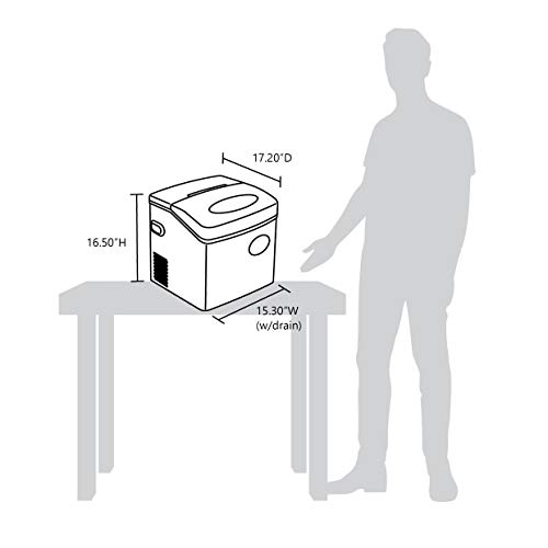 NewAir Portable Ice Maker - 50 lb., 3 Ice Sizes, Self-Cleaning - Image 14