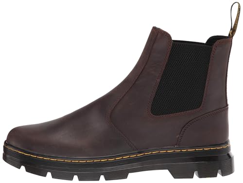 Dr. Martens Unisex Embury Chelsea Boot - Dark Brown Crazy Horse - Image 6