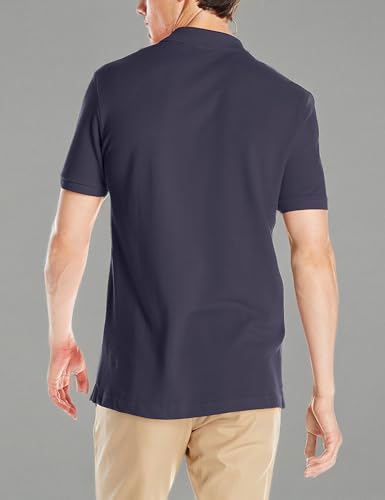 Lacoste Men's Slim Fit L12.12 Short Sleeve Pique Polo, Navy Blue, Large - Image 8