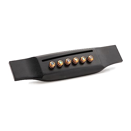 Martin Guitar LUXE Acoustic Guitar Bridge Pins Set - Gold with Pearl - Image 3