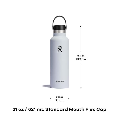 Hydro Flask 21 Oz Insulated Water Bottle - Cascade Blue - Image 2