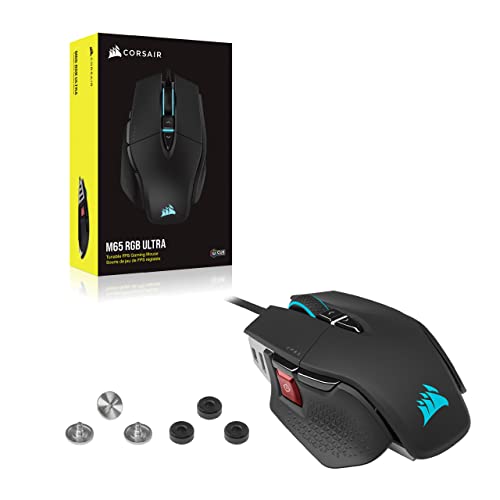 Corsair M65 RGB Ultra Tunable FPS Gaming Mouse - Black - Image 8