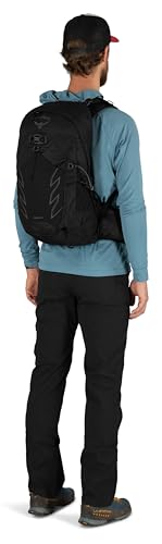 Osprey Talon 22L Men's Hiking Backpack - Stealth Black - Image 8