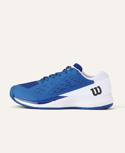 WILSON Men's Rush Pro Ace Pickler Shoe - Deja Vu Blue/White/Black, Size 9 - Image 7