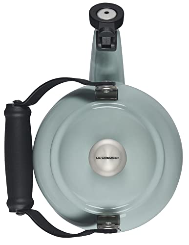 Le Creuset Sea Salt Enamel Tea Kettle, 1.25 qt - Image 3