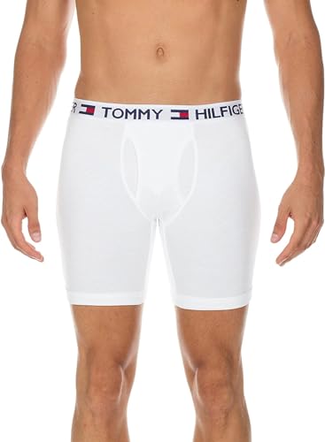 Tommy Hilfiger Men's 4 Pocket Boxer Briefs - Red/Navy/White - Image 2