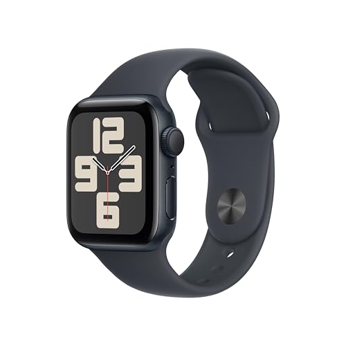 Apple Watch SE (GPS, 40mm) - Midnight Aluminum Case with Sport Band