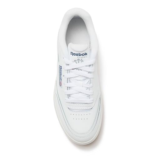 Reebok Club C Extra Platform Sneakers for Women - FTWR White/Vector Blue, Size 9 - Image 4
