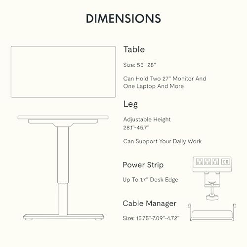 FLEXISPOT EN2 Electric Height Adjustable Standing Desk - Image 7