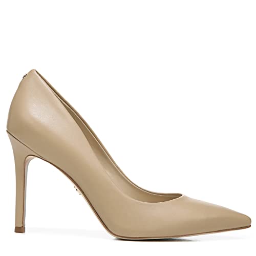 Sam Edelman Women's Hazel Nude Leather Stilettos, Size 9.5 Wide - Image 2