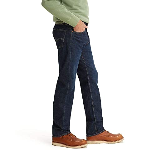 Levi's Men's 505 Regular Fit Jeans - Dark Indigo - Image 2