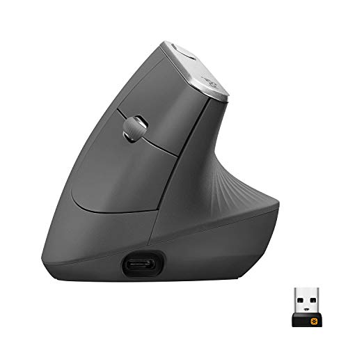 Logitech MX Vertical Wireless Mouse – Ergonomic & Muscle-Strain-Free Design