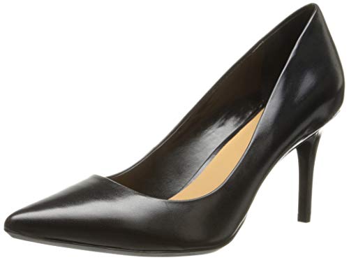 Calvin Klein Women's Gayle Pump – Black Leather, Size 7