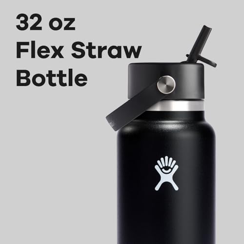 Hydro Flask Wide Flex Straw Cap 32 Oz - Black - Image 2
