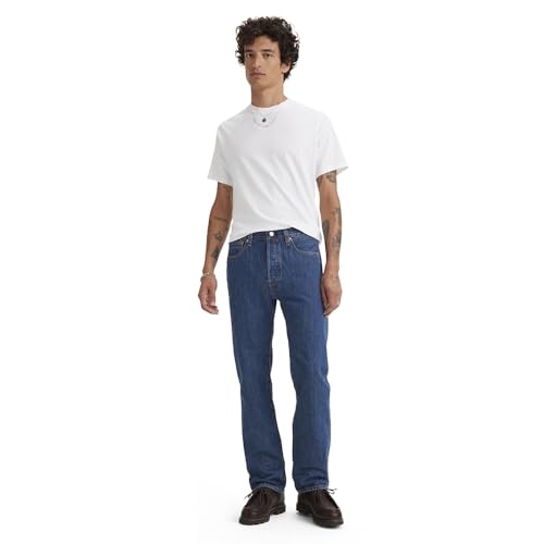 Levi's Men's 501 Original Fit Jeans (Dark Stonewash, 34W x 30L) - Image 6