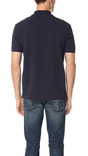 Lacoste Men's Classic Navy Polo Shirt, Size Small - Image 2