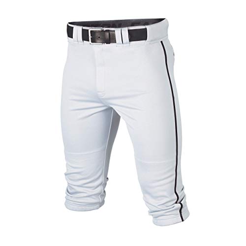 Easton RIVAL+ Adult Knicker Baseball Pant - White/Black (Small)