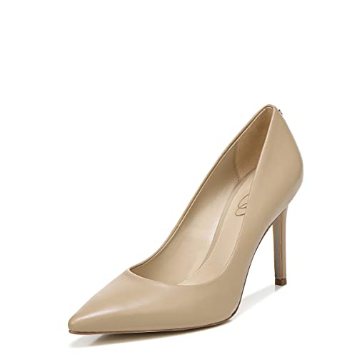 Sam Edelman Women's Hazel Nude Leather Stilettos, Size 9.5 Wide - Image 4
