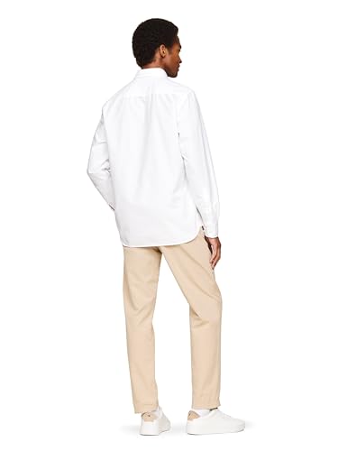 Tommy Hilfiger Men's Heritage Oxford Long Sleeve Shirt - Optic White - Image 3