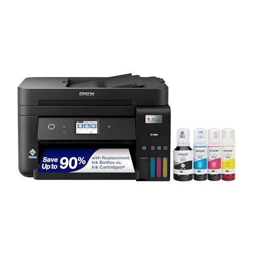 Epson EcoTank ET-4850 All-in-One Wireless Supertank Printer