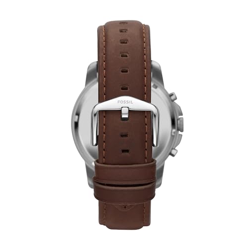 Fossil Men's Grant Stainless Steel & Leather Chronograph Watch - Image 3