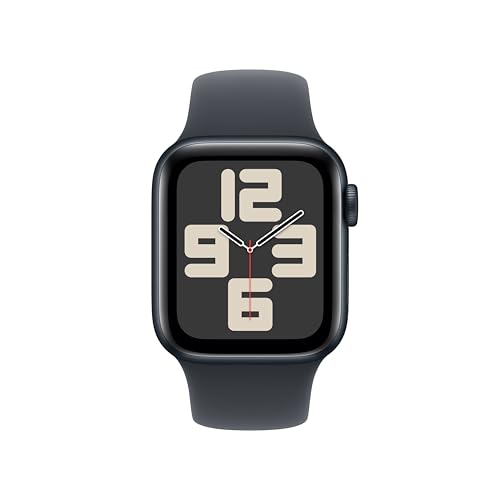 Apple Watch SE (GPS, 40mm) - Midnight Aluminum Case with Sport Band - Image 2