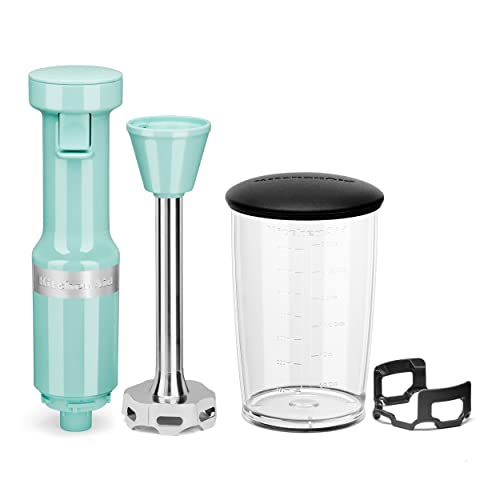 KitchenAid Variable Speed Corded Hand Blender KHBV53, Ice Blue - Image 3