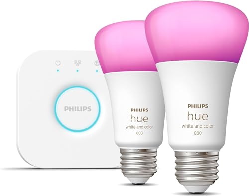 Philips Hue Smart Light Starter Kit - Color-Changing LED Bulbs - Image 6