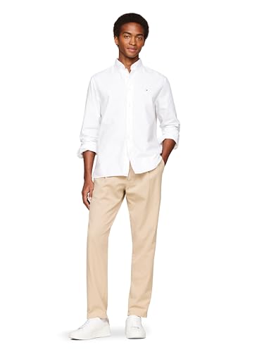Tommy Hilfiger Men's Heritage Oxford Long Sleeve Shirt - Optic White - Image 4