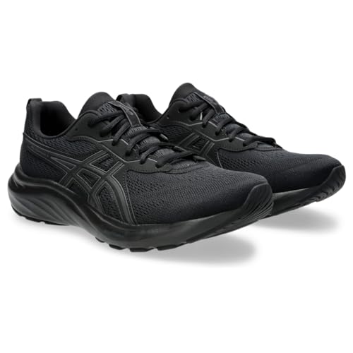 ASICS Men's Gel-Contend 9 Running Shoes - Black/Graphite Grey - Image 2