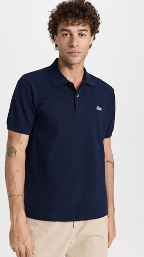 Lacoste Men's Classic Navy Polo Shirt, X-Large - Image 2
