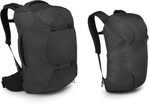 Osprey Farpoint 55L Travel Backpack for Men - Tunnel Vision Grey - Image 9
