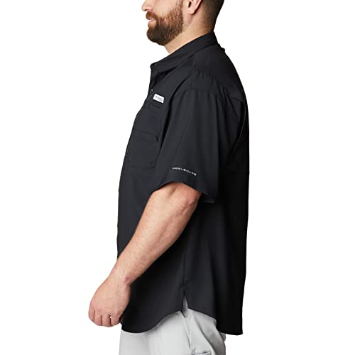 Columbia Men's PFG Tamiami II Short Sleeve Fishing Shirt - Black - XX-Large - Image 6