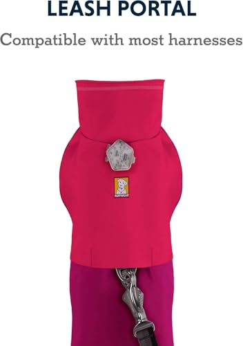 Ruffwear Sun Shower Dog Raincoat – XL, Hibiscus Pink - Image 10