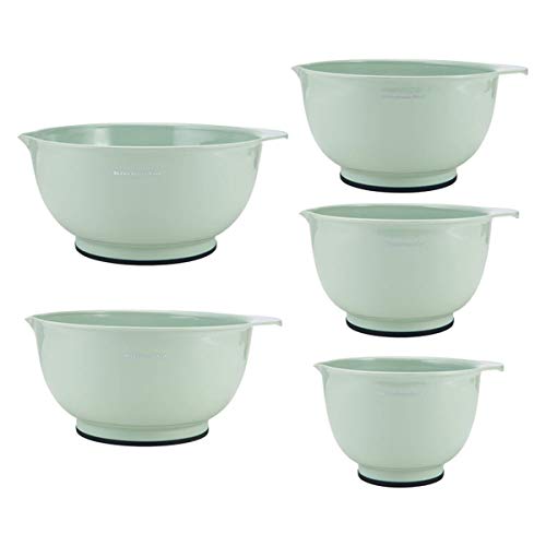 KitchenAid Classic Mixing Bowls, Set of 5 - Pistachio