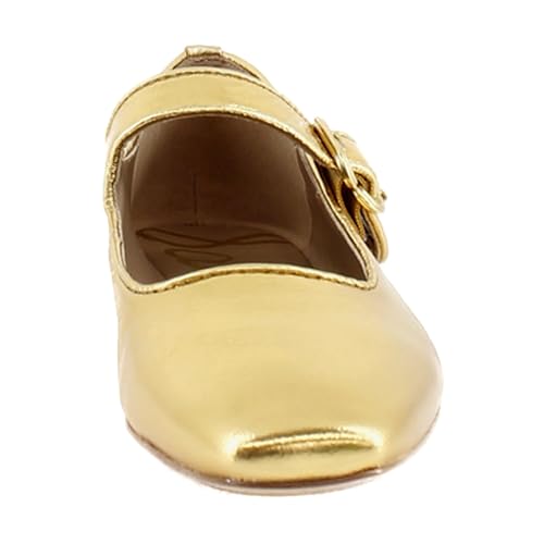 Sam Edelman Michaela Mary Jane Flat Gold - Timeless Elegance - Image 8