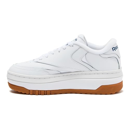Reebok Club C Extra Platform Sneakers for Women - FTWR White/Vector Blue, Size 9 - Image 3