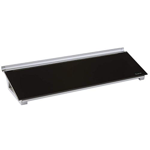 Quartet Glass Dry-Erase Desktop Board with Hidden Storage