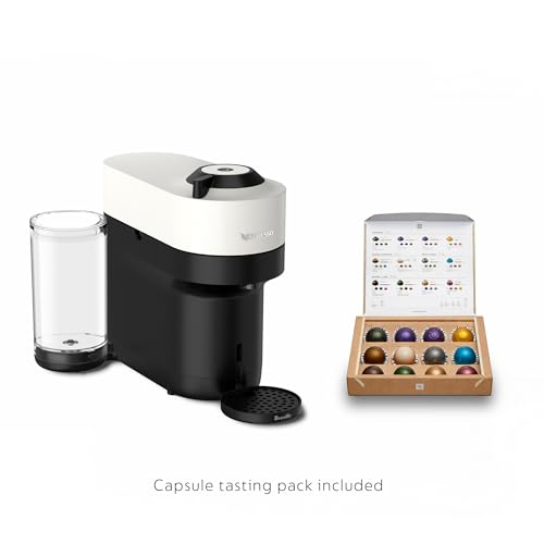 Nespresso Vertuo Pop+ Coffee Maker with Milk Frother, Coconut White - Image 4