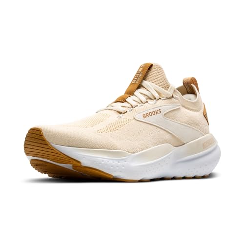 Brooks Women’s Glycerin Stealthfit 21 Running Shoe - Marshmallow/Cream/Biscuit (6.5 Medium)