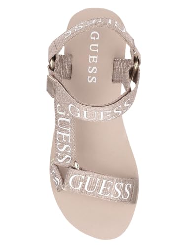 GUESS Women's AVIN Rose Gold Wedge Sandal, Size 8 - Image 4