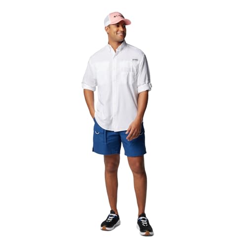 Columbia Men's PFG Tamiami Long Sleeve Fishing Shirt - White, XX-Large - Image 3